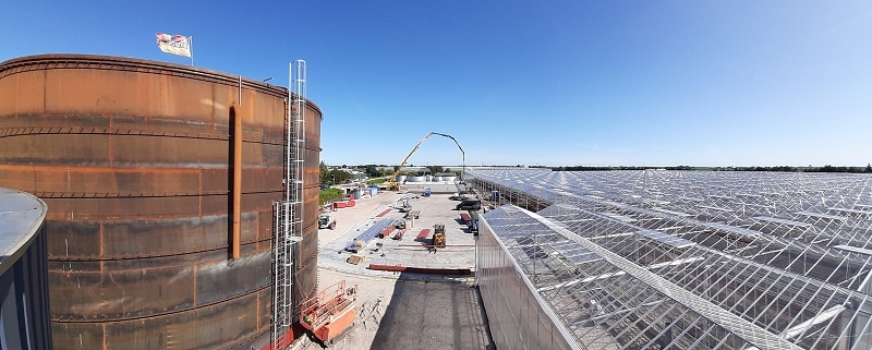 komkommerkwekerij bovenaanzicht buffer loodsvloer 2de deel